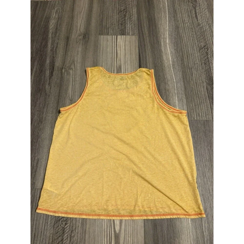 Disney Pajama Top Womens XL (16-18) Sunset Gold Winnie The Pooh Tank Sleepwear - Picture 7 of 7